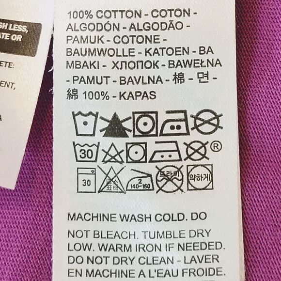 Levi's Purple Crewneck 100% Cotton Graphic Logo T-shirt Size XL - Picture 5 of 5